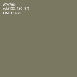 #7A7861 - Limed Ash Color Image