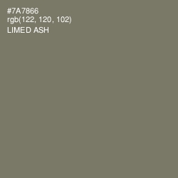 #7A7866 - Limed Ash Color Image