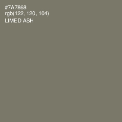 #7A7868 - Limed Ash Color Image