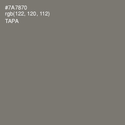 #7A7870 - Tapa Color Image