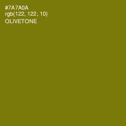#7A7A0A - Olivetone Color Image