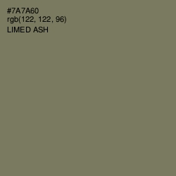 #7A7A60 - Limed Ash Color Image