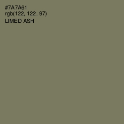 #7A7A61 - Limed Ash Color Image