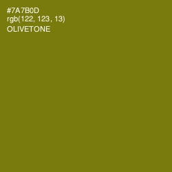 #7A7B0D - Olivetone Color Image