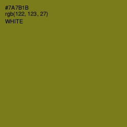 #7A7B1B - Olivetone Color Image