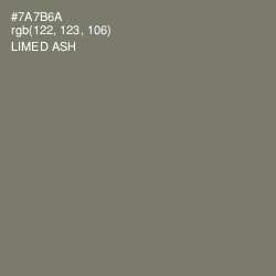 #7A7B6A - Limed Ash Color Image