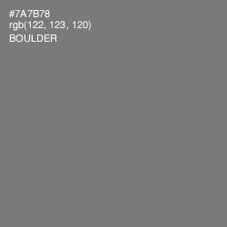 #7A7B78 - Boulder Color Image