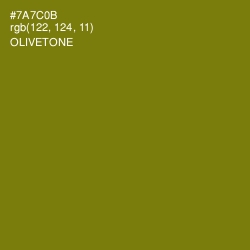 #7A7C0B - Olivetone Color Image