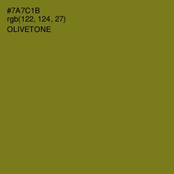 #7A7C1B - Olivetone Color Image