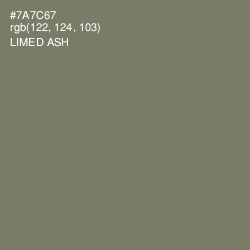 #7A7C67 - Limed Ash Color Image