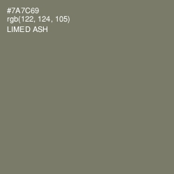 #7A7C69 - Limed Ash Color Image