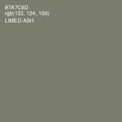 #7A7C6D - Limed Ash Color Image
