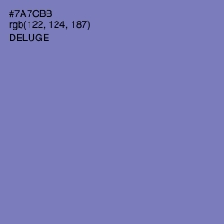 #7A7CBB - Deluge Color Image