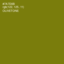 #7A7D0B - Olivetone Color Image