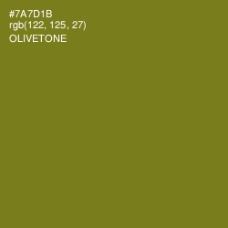 #7A7D1B - Olivetone Color Image