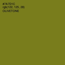 #7A7D1C - Olivetone Color Image