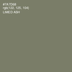 #7A7D68 - Limed Ash Color Image