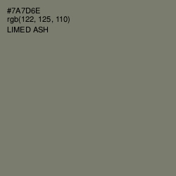 #7A7D6E - Limed Ash Color Image