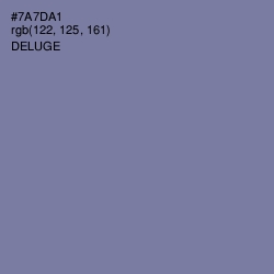 #7A7DA1 - Deluge Color Image