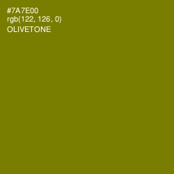 #7A7E00 - Olivetone Color Image