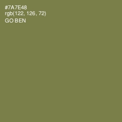 #7A7E48 - Go Ben Color Image