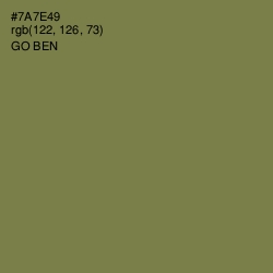 #7A7E49 - Go Ben Color Image