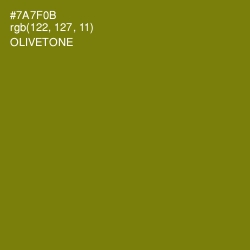 #7A7F0B - Olivetone Color Image