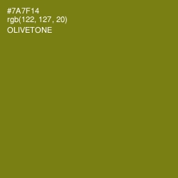 #7A7F14 - Olivetone Color Image