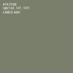 #7A7F6B - Limed Ash Color Image