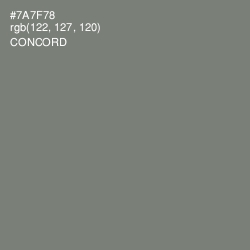 #7A7F78 - Concord Color Image