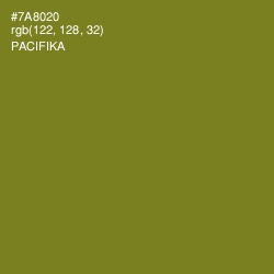 #7A8020 - Pacifika Color Image