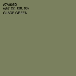 #7A805D - Glade Green Color Image