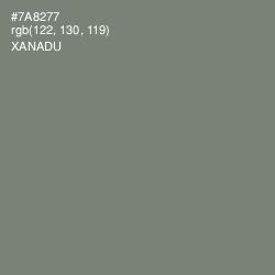 #7A8277 - Xanadu Color Image