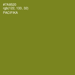 #7A8520 - Pacifika Color Image