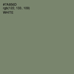 #7A856D - Camouflage Green Color Image