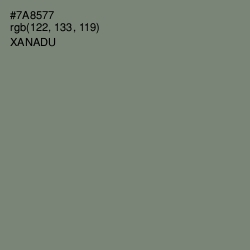 #7A8577 - Xanadu Color Image