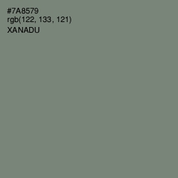 #7A8579 - Xanadu Color Image