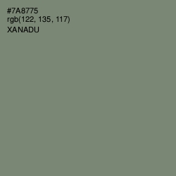 #7A8775 - Xanadu Color Image