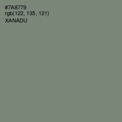#7A8779 - Xanadu Color Image