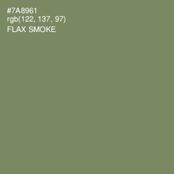 #7A8961 - Flax Smoke Color Image