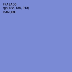 #7A8AD5 - Danube Color Image