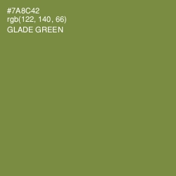 #7A8C42 - Glade Green Color Image