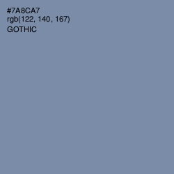 #7A8CA7 - Gothic Color Image