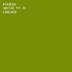 #7A8D06 - Limeade Color Image