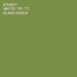 #7A8E47 - Glade Green Color Image