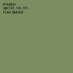 #7A8E61 - Flax Smoke Color Image