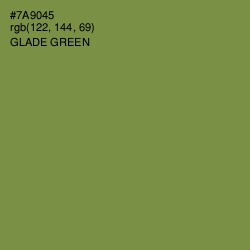 #7A9045 - Glade Green Color Image