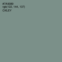 #7A9089 - Oxley Color Image