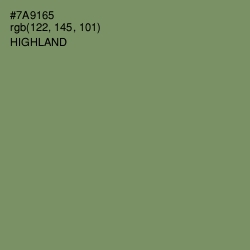 #7A9165 - Highland Color Image