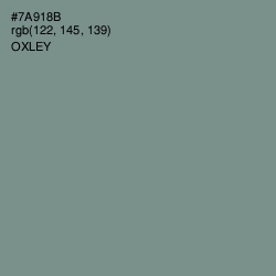 #7A918B - Oxley Color Image